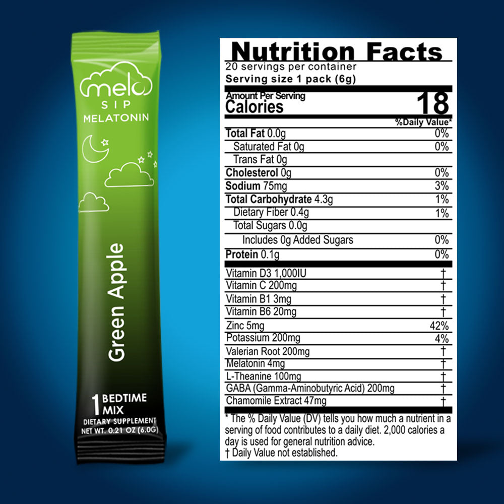 MELO Sip - Green Apple (20 Pack)